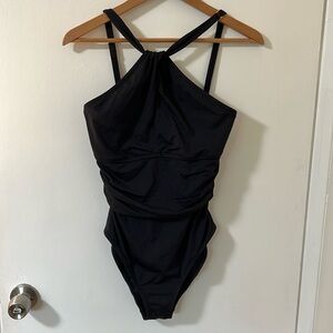 Black One Piece Bathing Suit